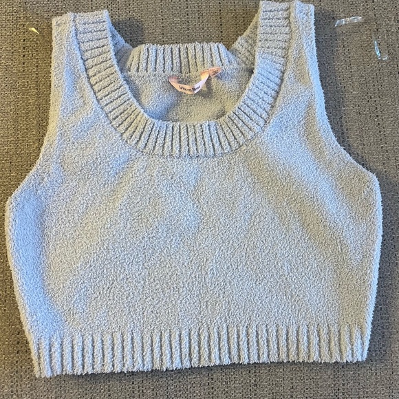 La vie en rose baby blue, terry cloth lounge set. - Picture 2 of 9